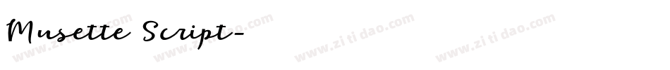 Musette Script字体转换